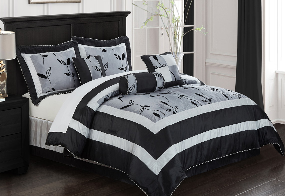 Walmart 7 Piece Comforter Set Only 20 Full King Or Cali King