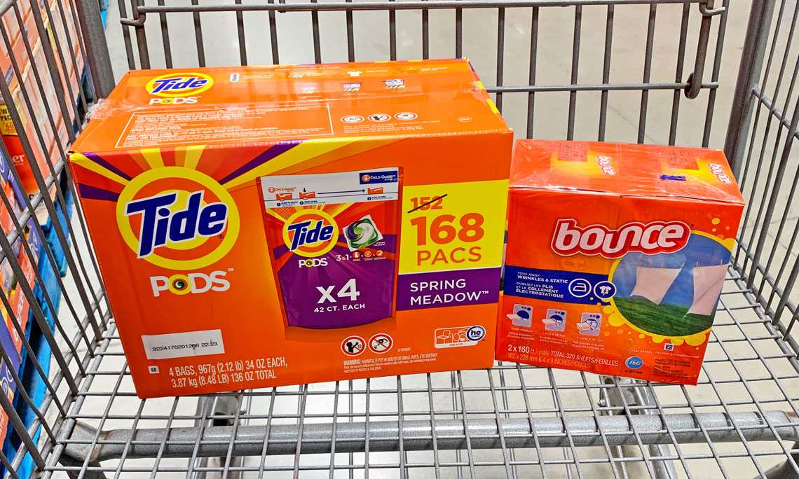 Save 10 On Tide Pods Bounce Dryer Sheets At Costco The Krazy