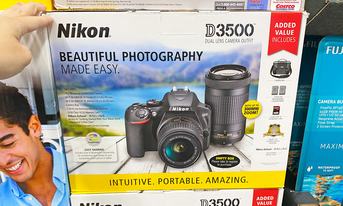 Nikon D3500 DSLR Camera Bundle, Only 449.99 at Costco! The Krazy