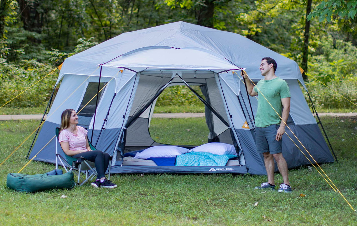 Ozark Trail 11 Person Instant Cabin Tent 99 At Walmart The