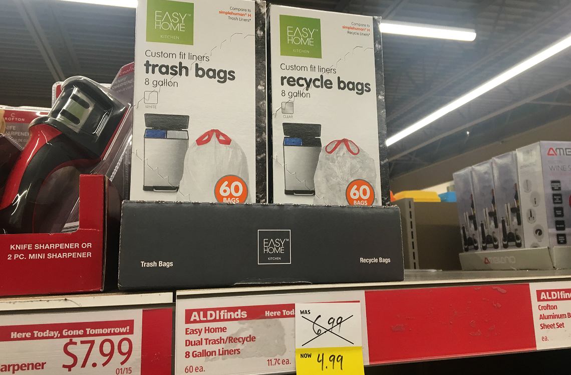trash bags aldi