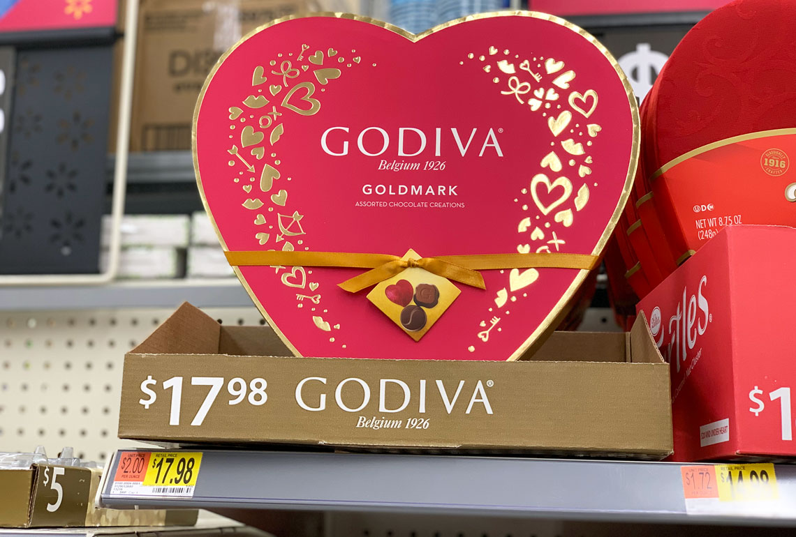 Huge Godiva Chocolate Heart Box Only 16 98 At Walmart The