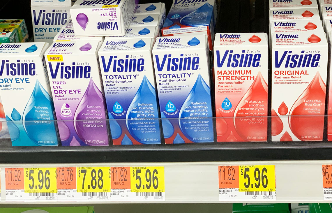 Visine Eye Drops, Only $3.46 at Walmart - The Krazy Coupon ...