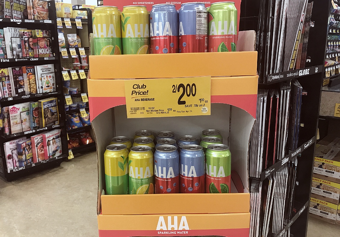 Free AHA Sparkling Water at Portland Safeway & Albertsons - The Krazy Coupon Lady
