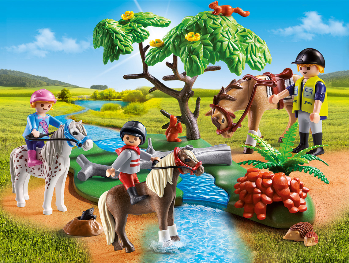 playmobil circus horses