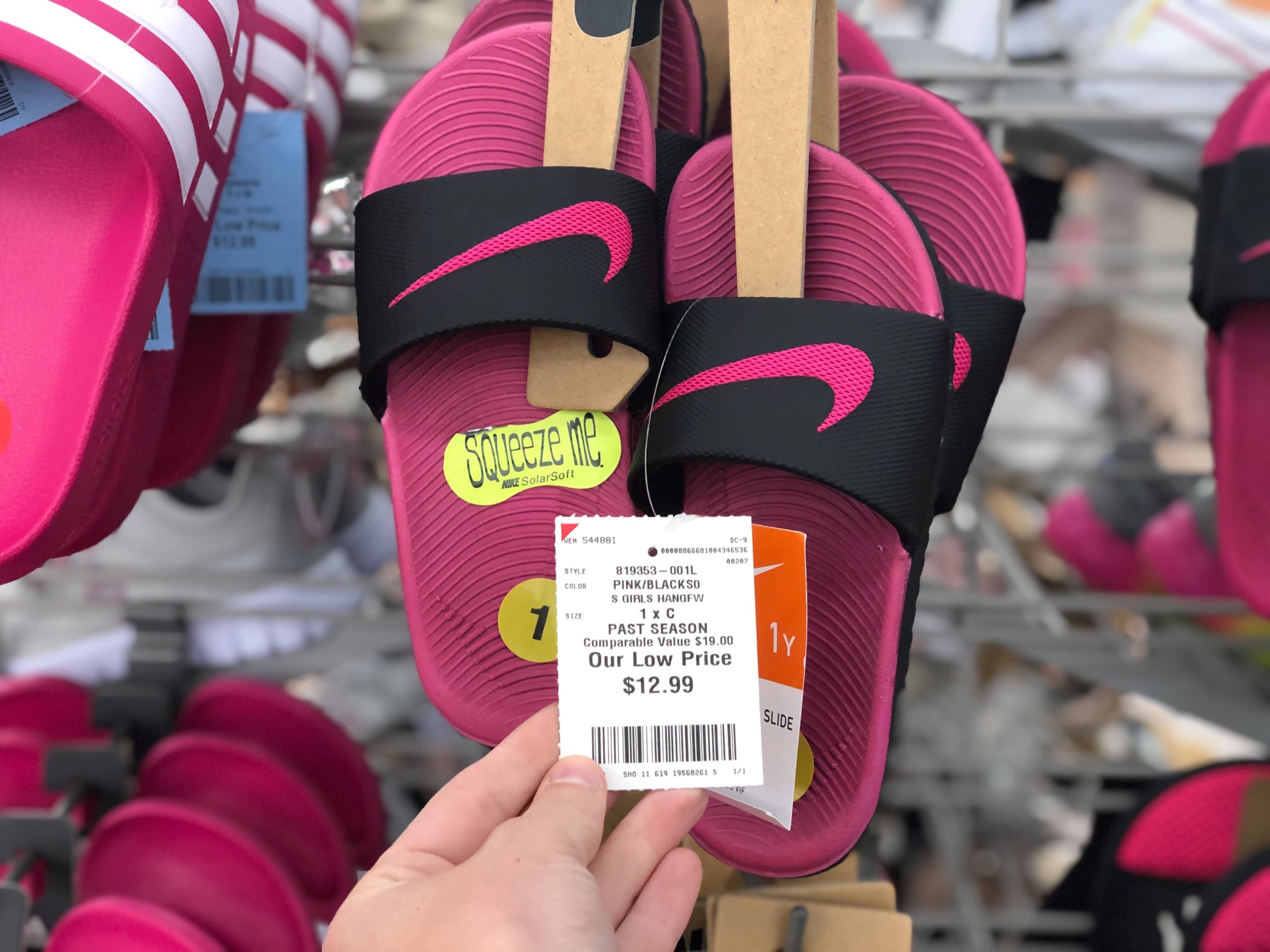 burlington nike slides