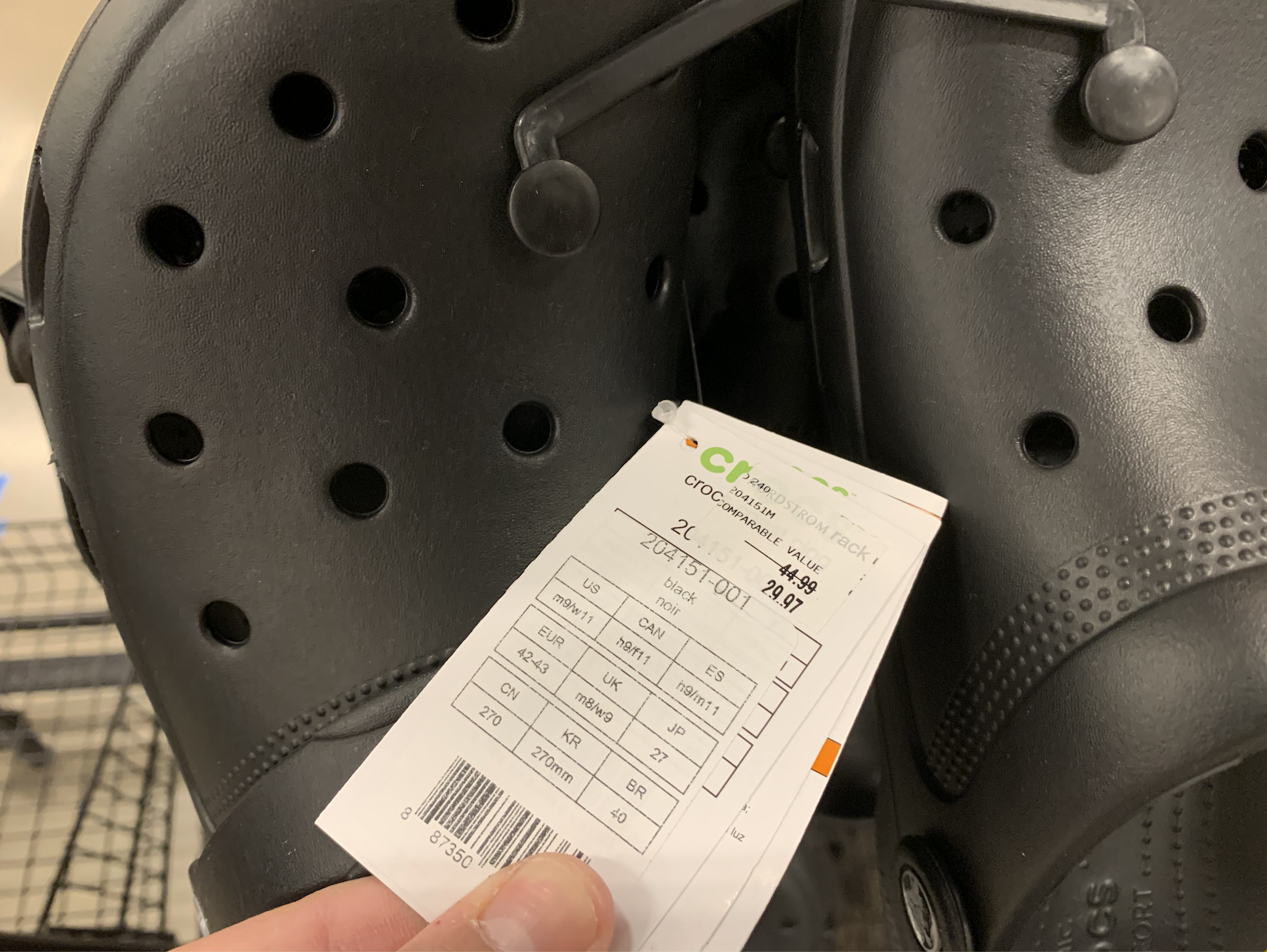 crocs at nordstrom rack