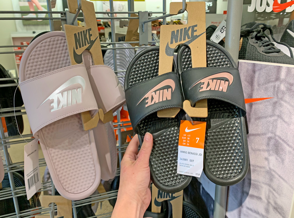 nike benassi slides jcpenney