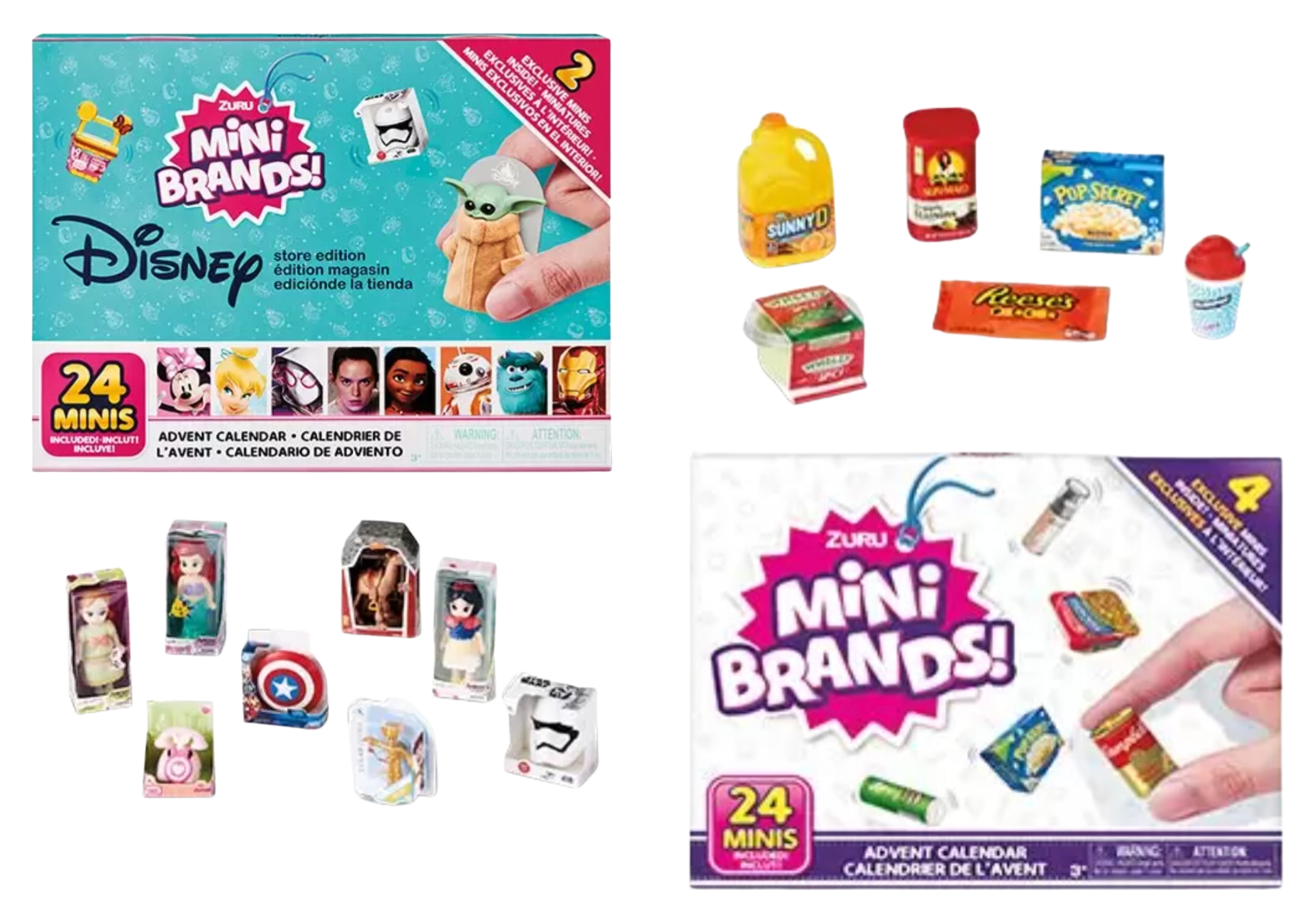 2023 Disney Advent Calendar Toy Mini Brands 