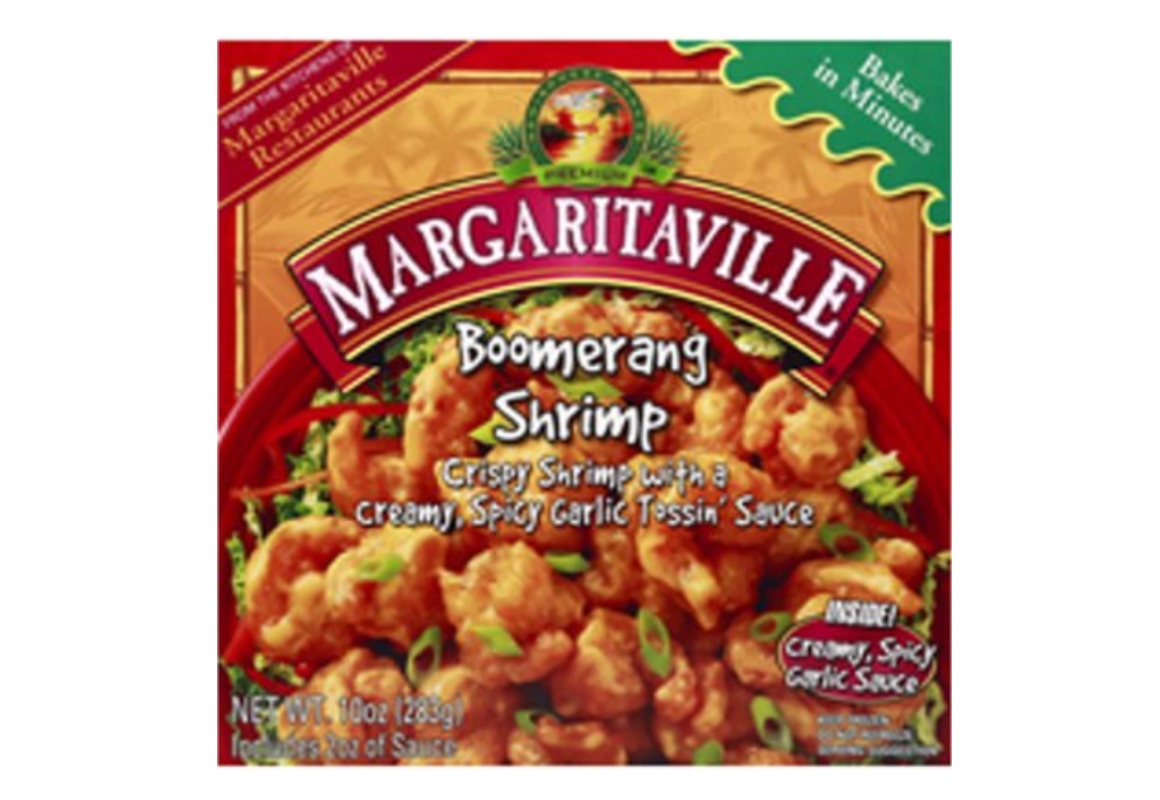 2 Margaritaville Frozen Shrimp