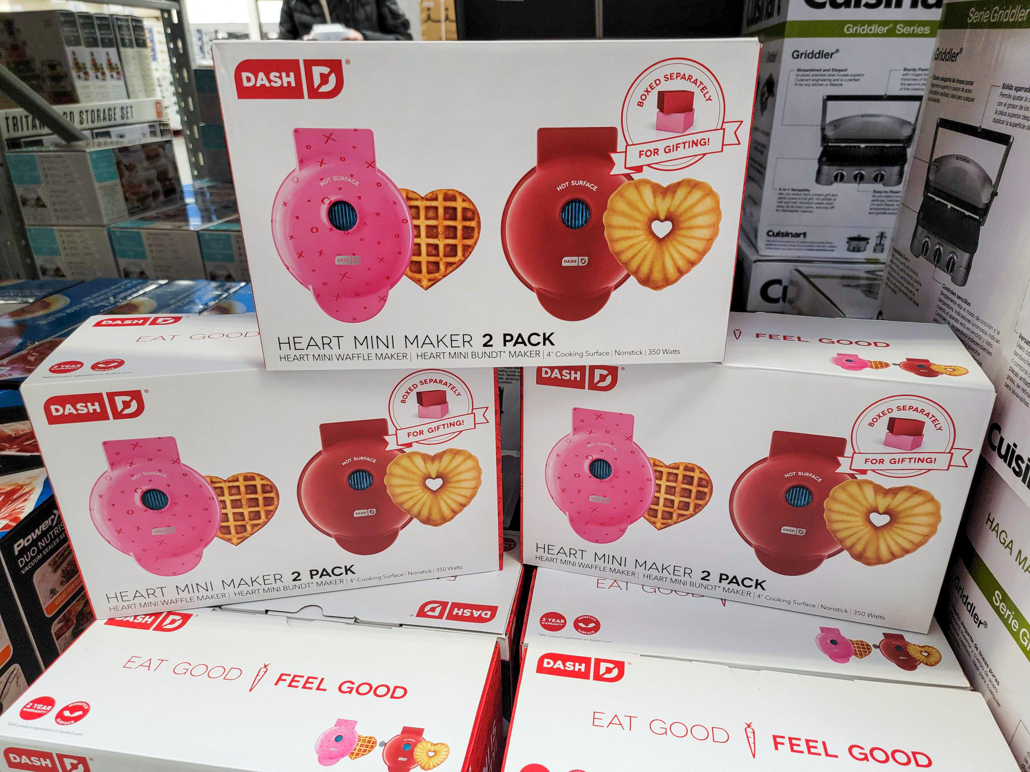 Dash Mini Heart Cake & Waffle Makers, Only $ at Sam's Club (Reg.  $) - The Krazy Coupon Lady