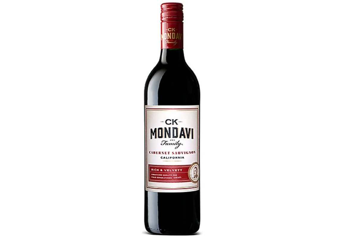 6 CK Mondavi Wine Cabernet Bottles