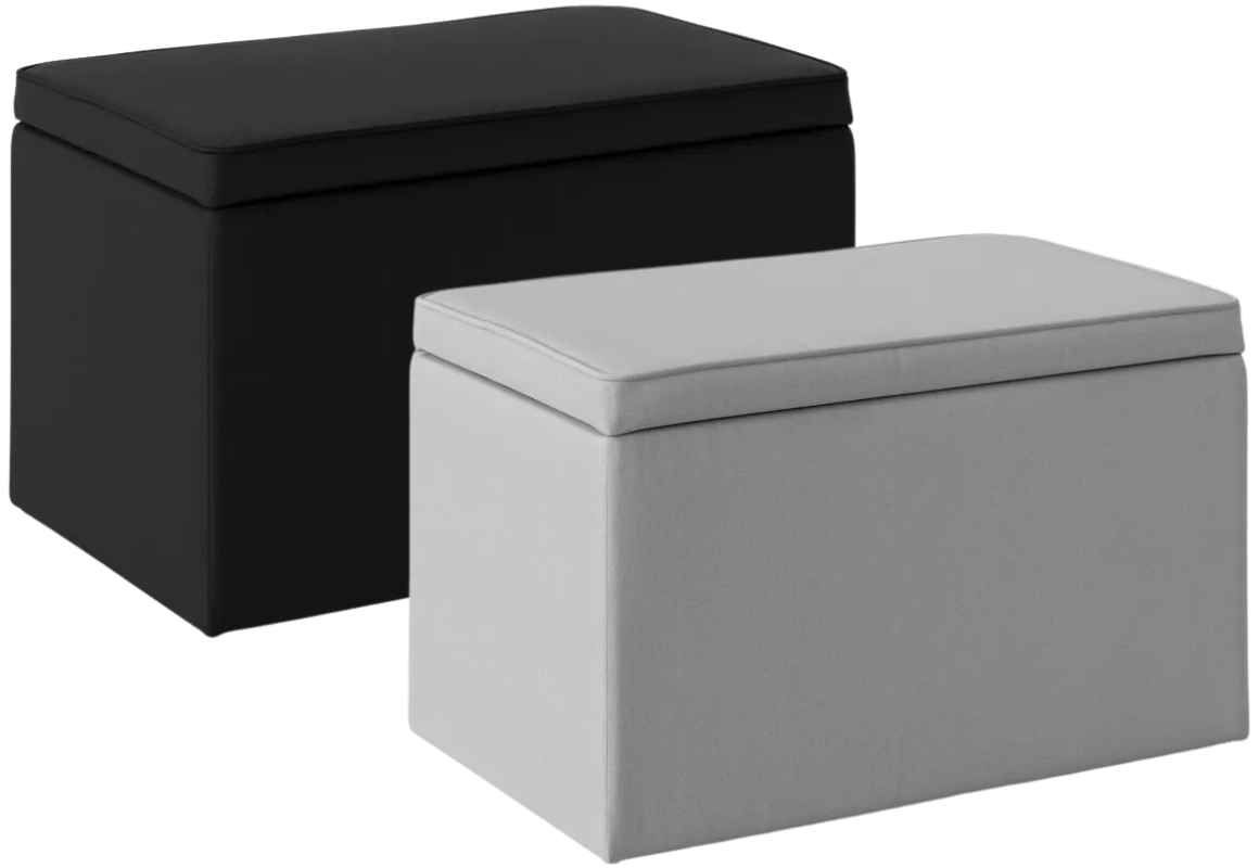 Double Storage Ottoman