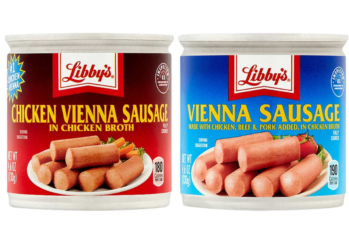 4 Libby's Vienna Sausage, Pork or Chicken
