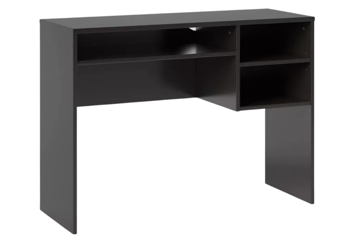 Desk With Storage in Black or White