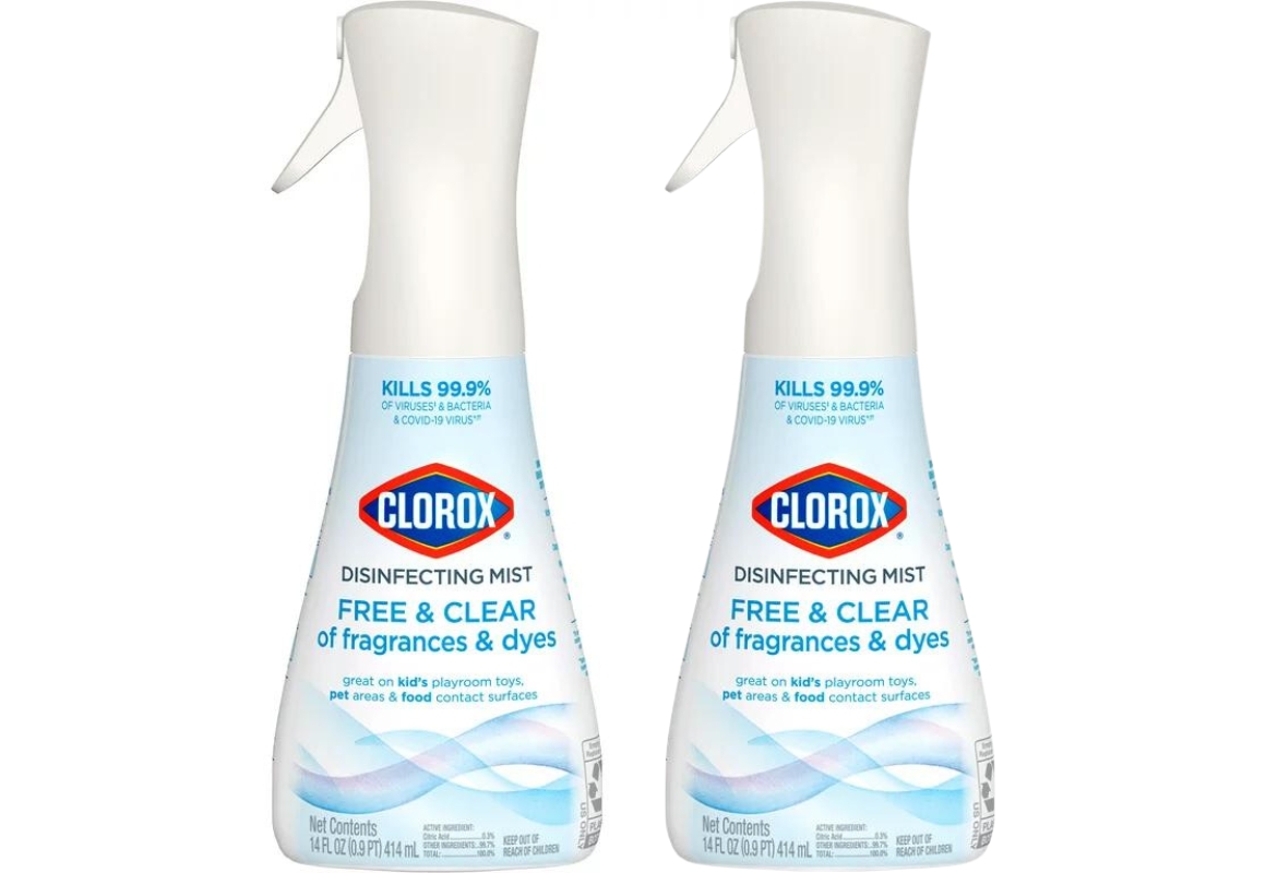 2 Clorox Free & Clear Mists