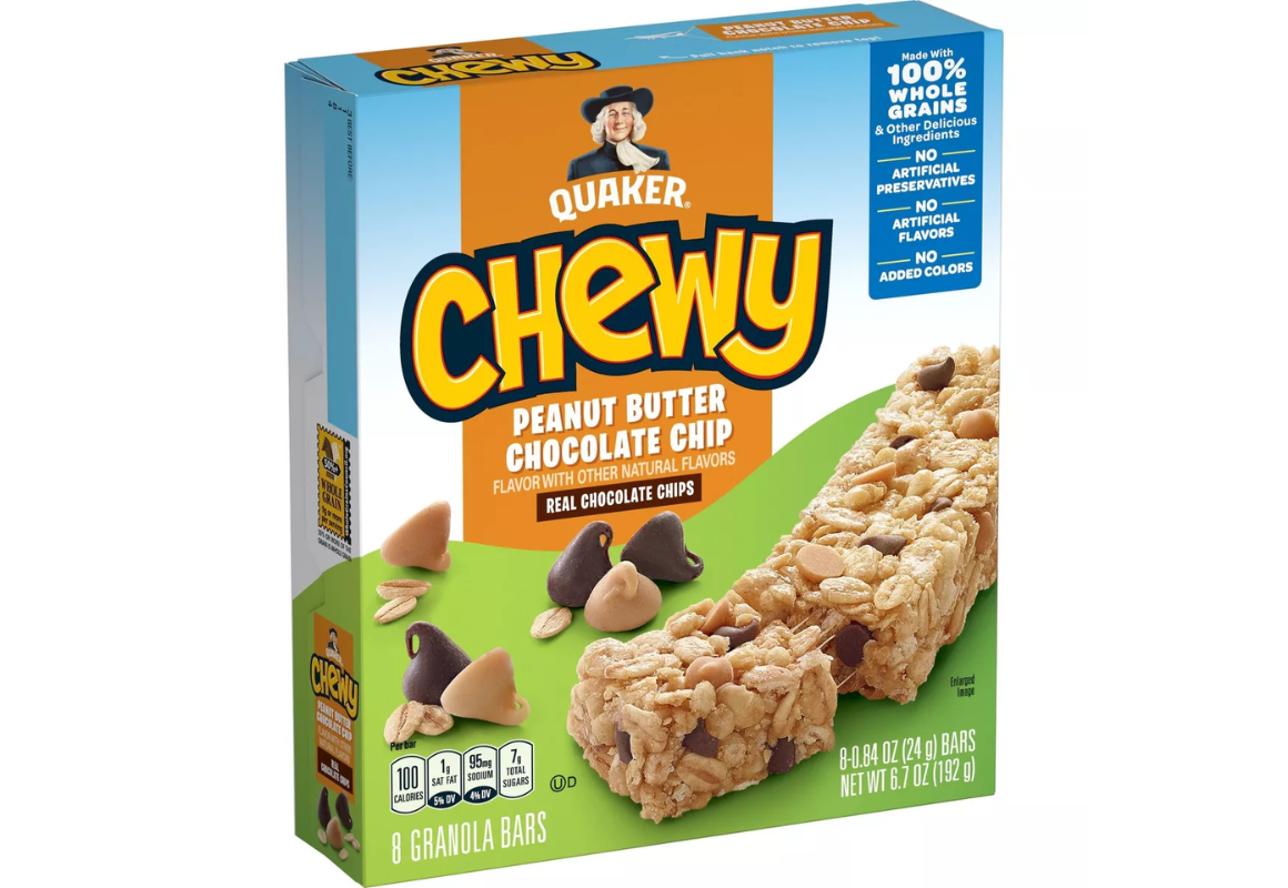 Quaker Chewy Peanut Butter Chocolate Chip Granola Bars