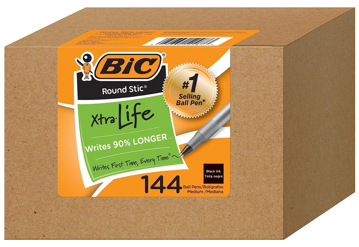 Bic Round Stic Xtra Life Ballpoint Pen