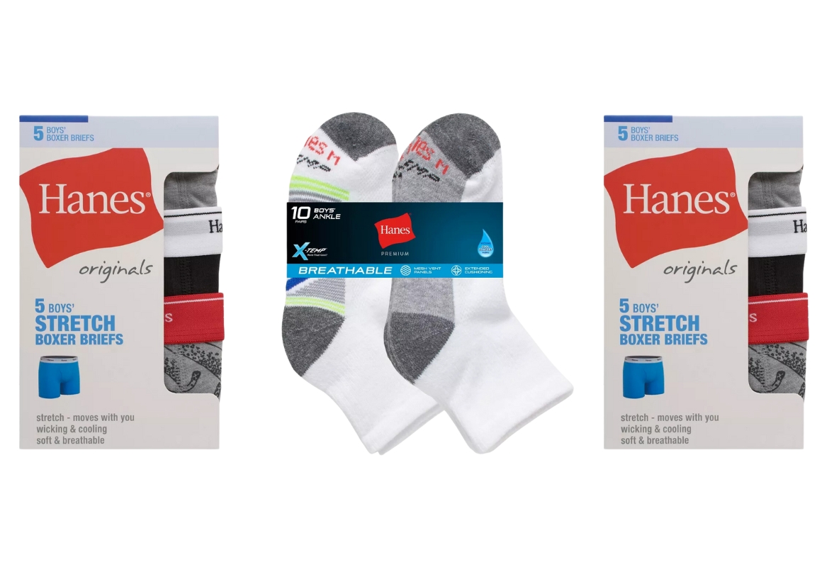 Hanes Socks & Boxer Briefs