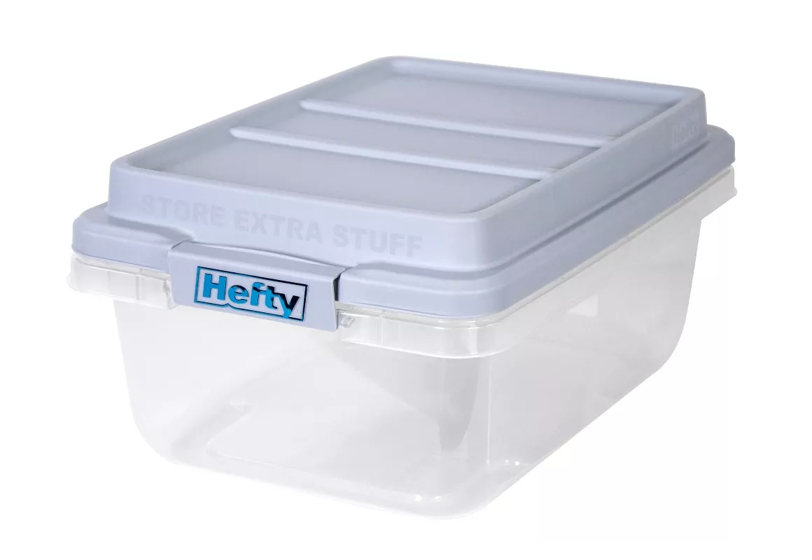 Hefty Hi-Rise 18-Quart Storage Bin