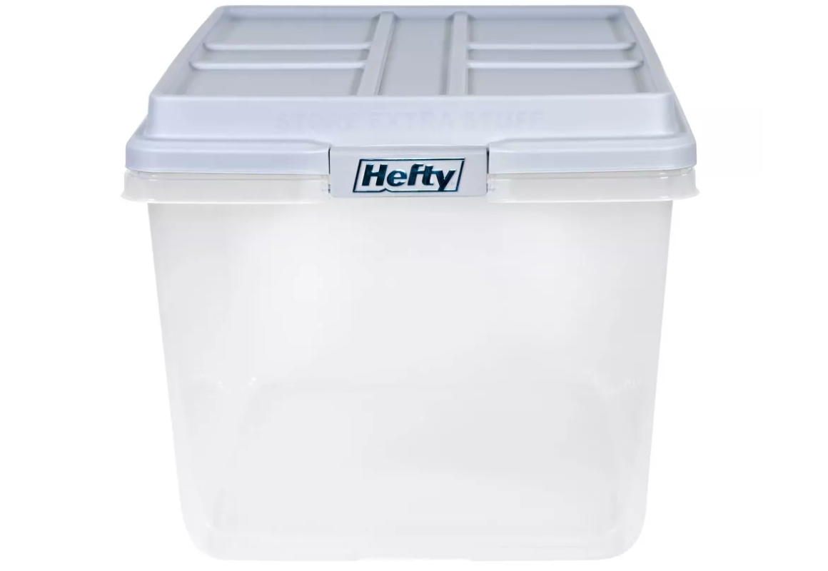 Hefty Hi-Rise 72-Quart Storage Bin