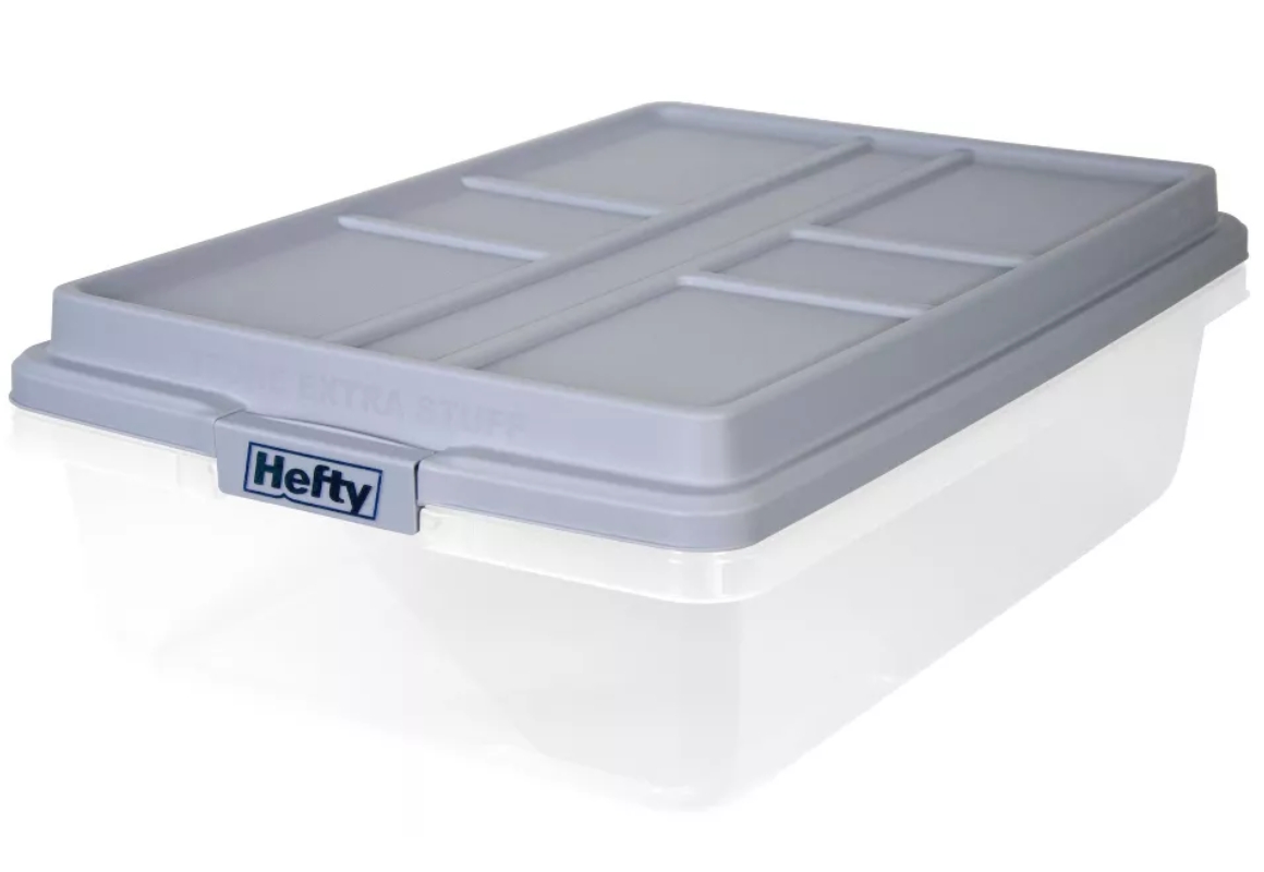 Hefty Hi-Rise 40-Quart Storage Bin