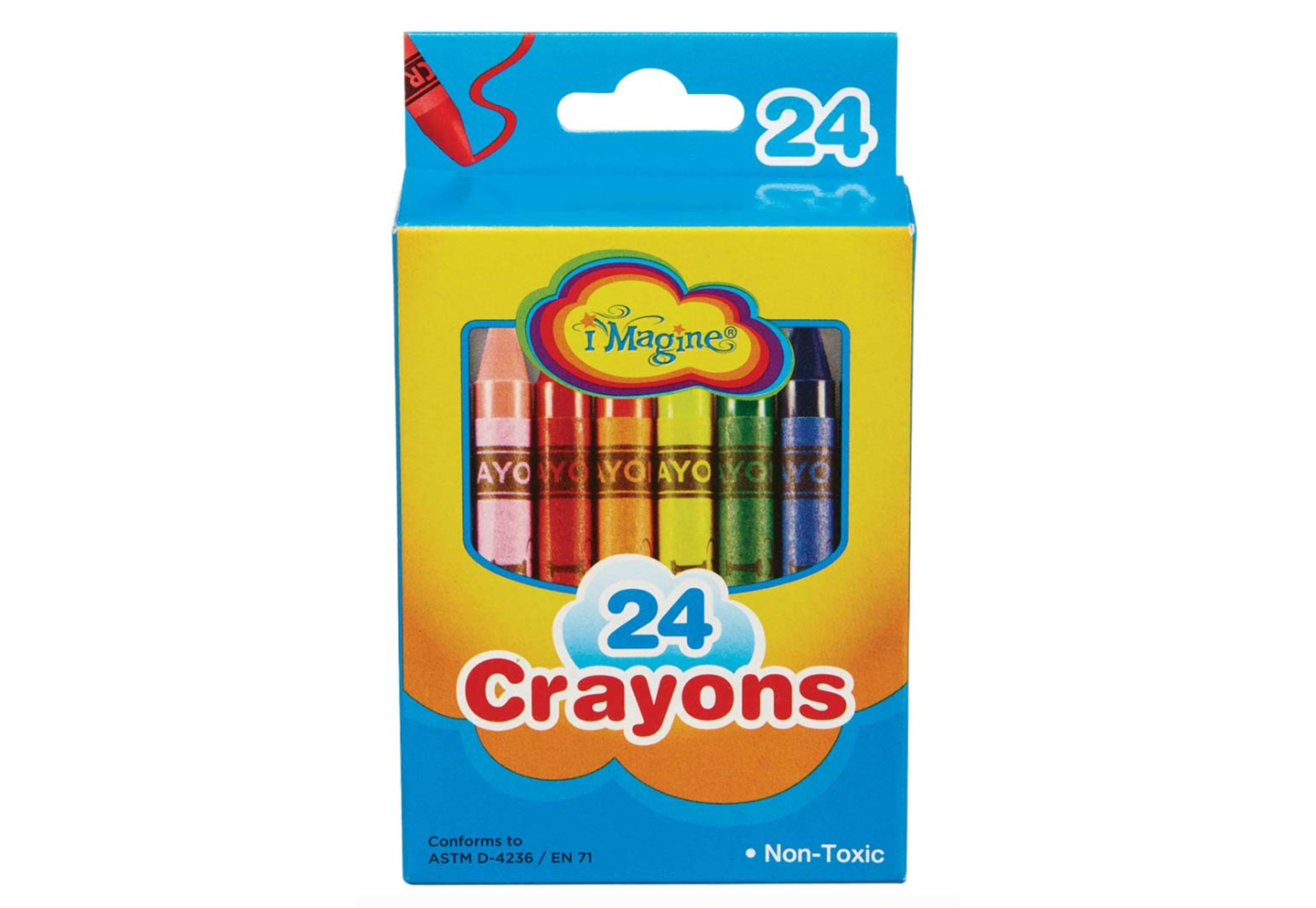 3 Imagine 24-Count Crayons