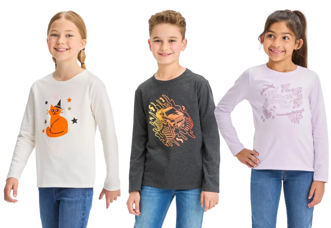 Kids' Long-Sleeve Graphic Tee