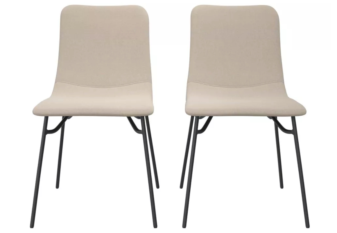Upholstered Dining Chairs 2-Pack in 3 Colors
