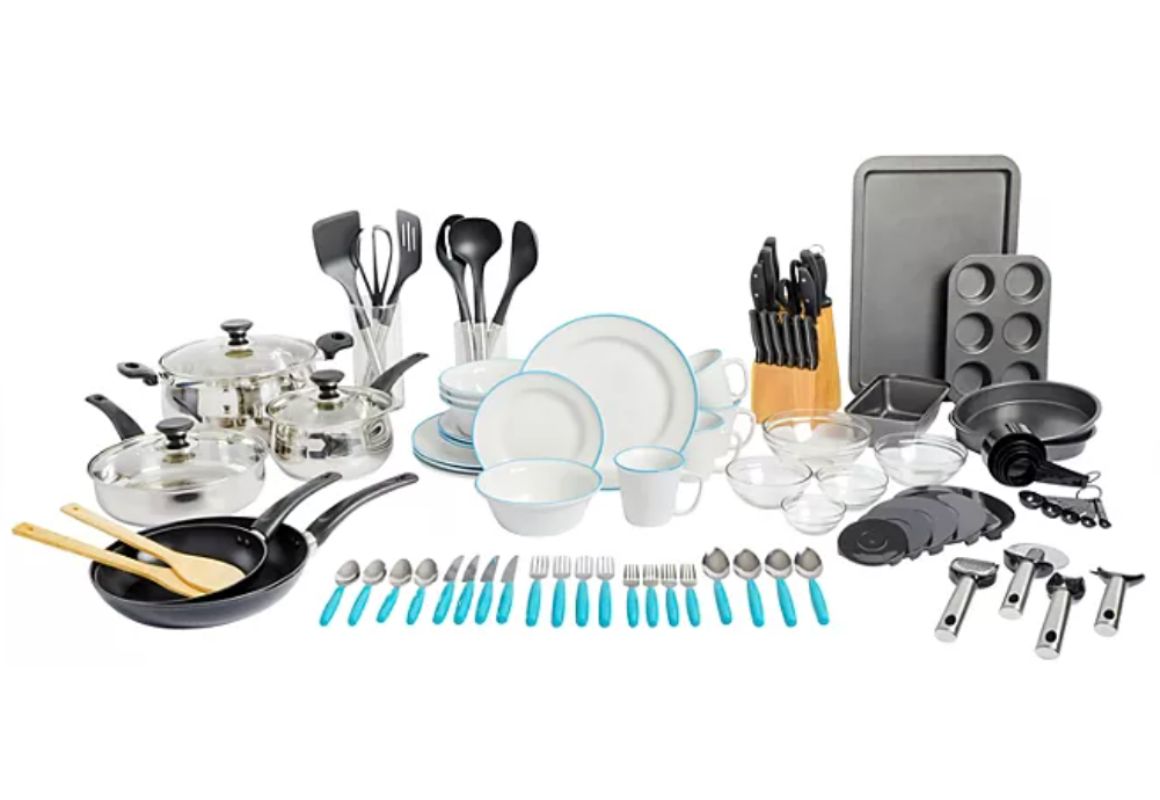 95Piece Complete Kitchen Starter Set, Only 89.98 at Sam's Club The