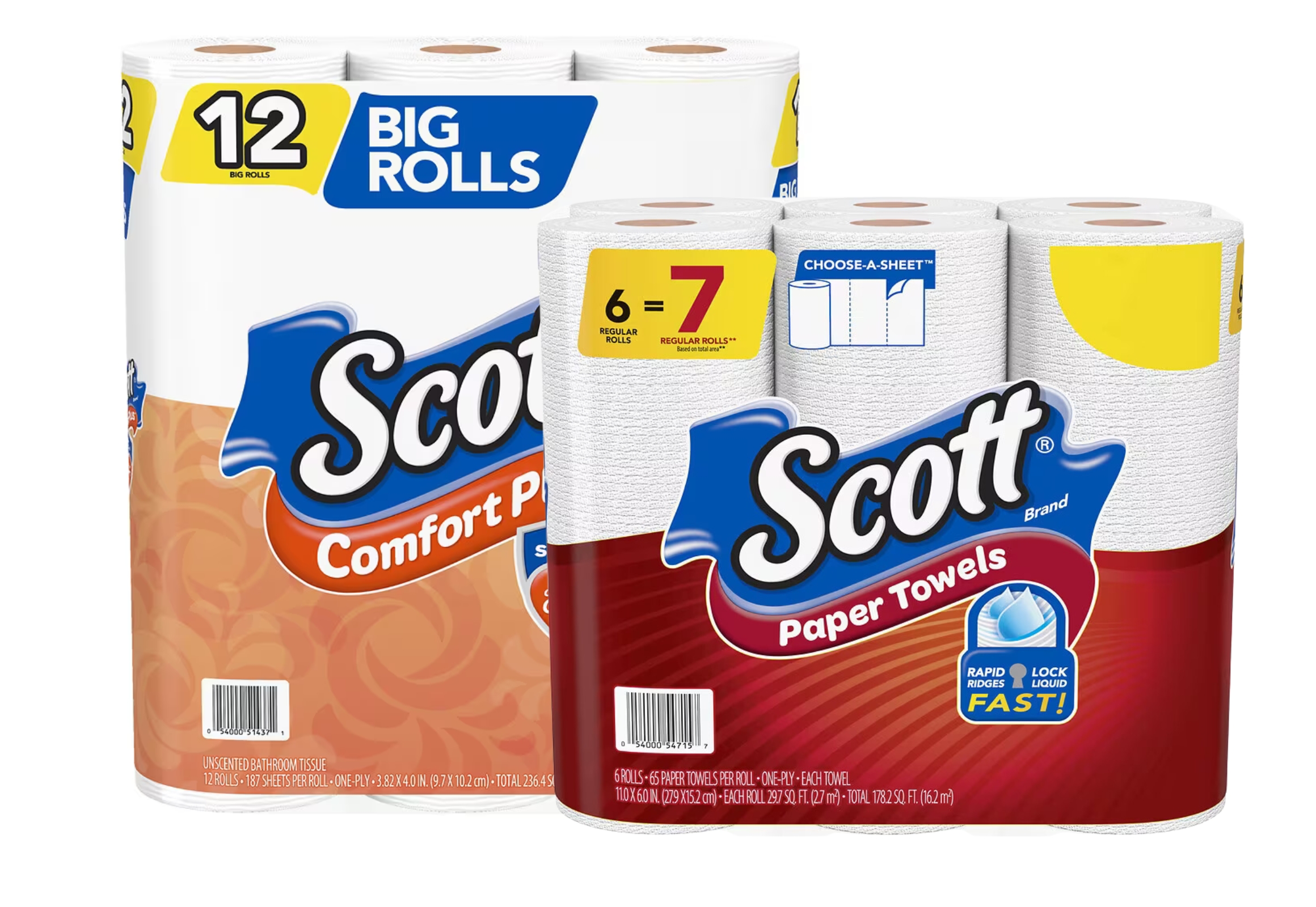 Scott Toilet Paper + Paper Towels