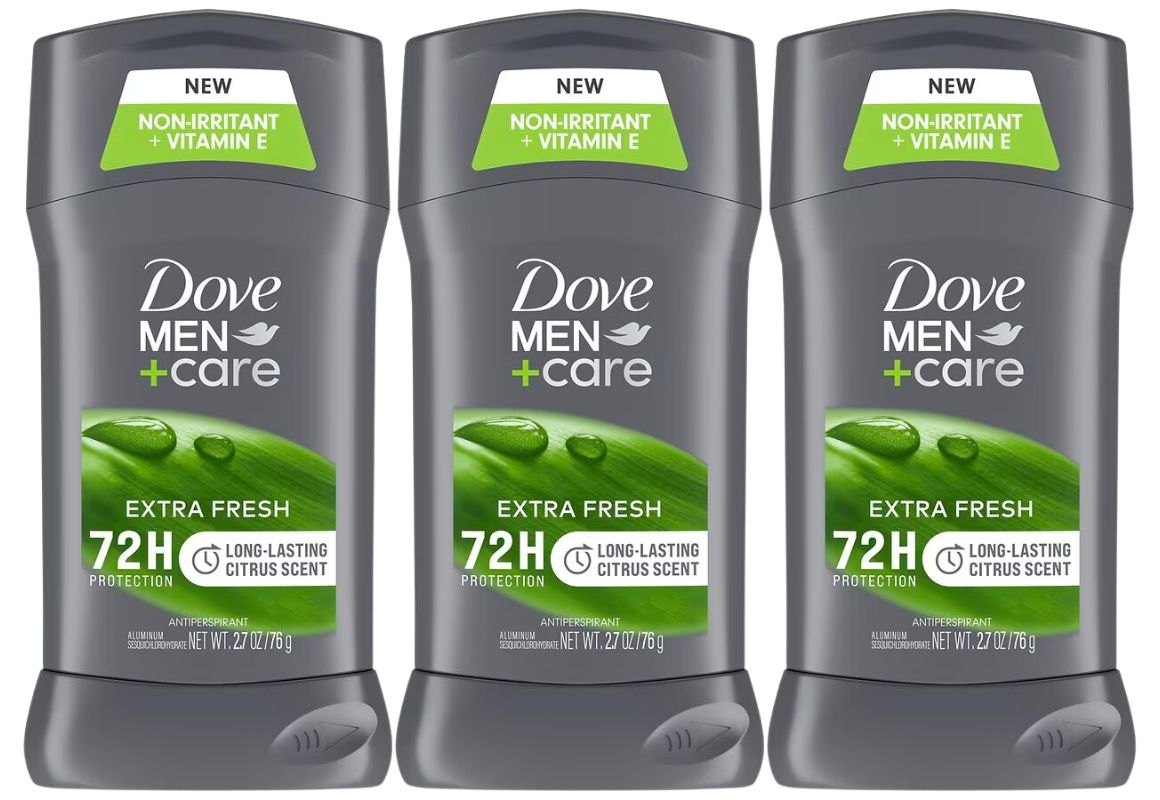 3 Dove Men+Care Deodorants