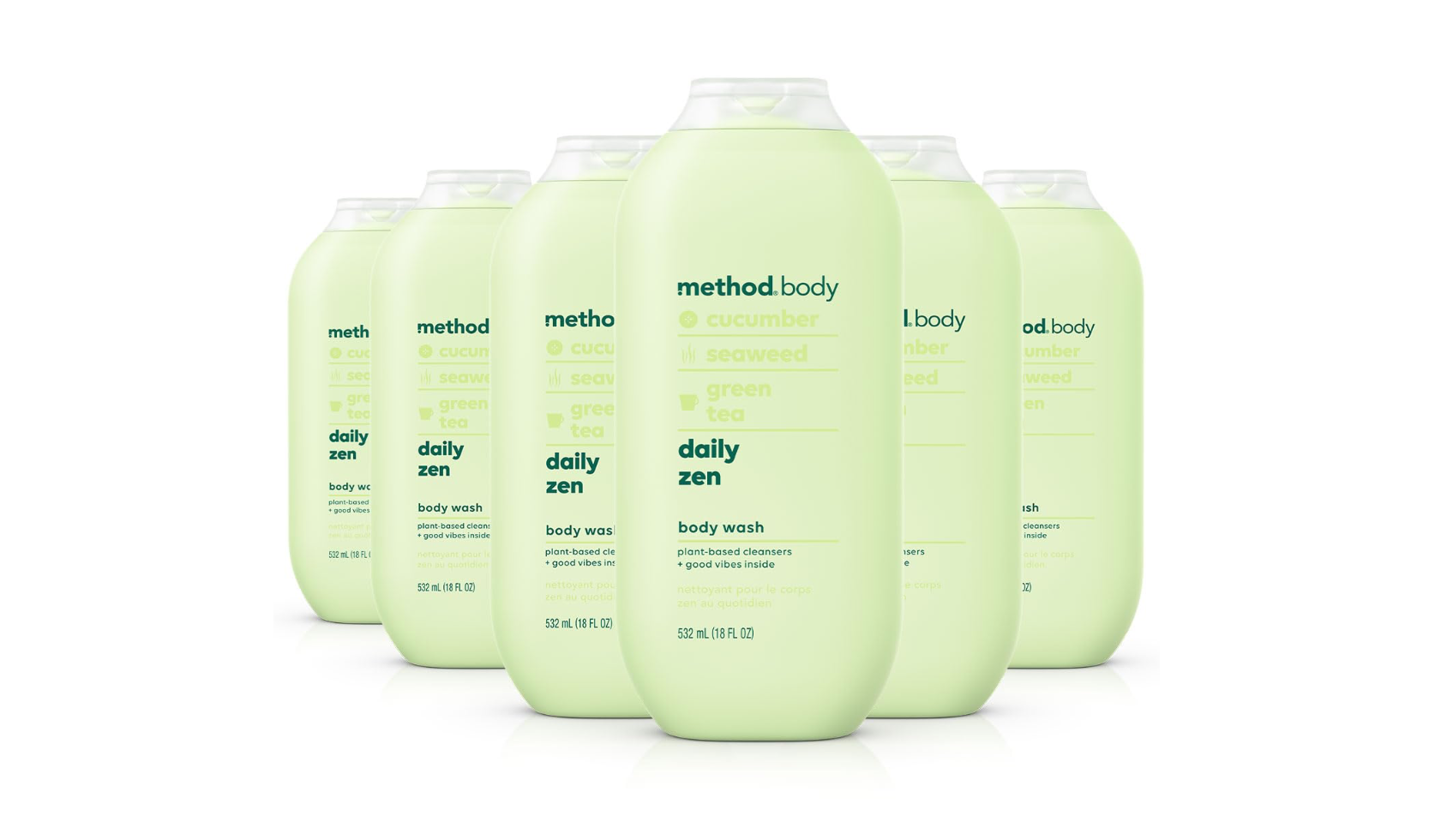6 Bottles of Body Wash