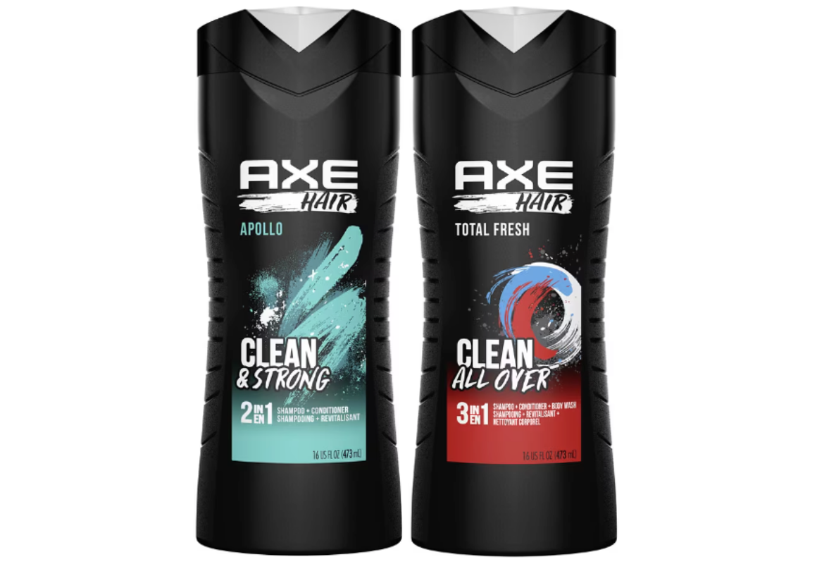 2 Axe Hair & Body