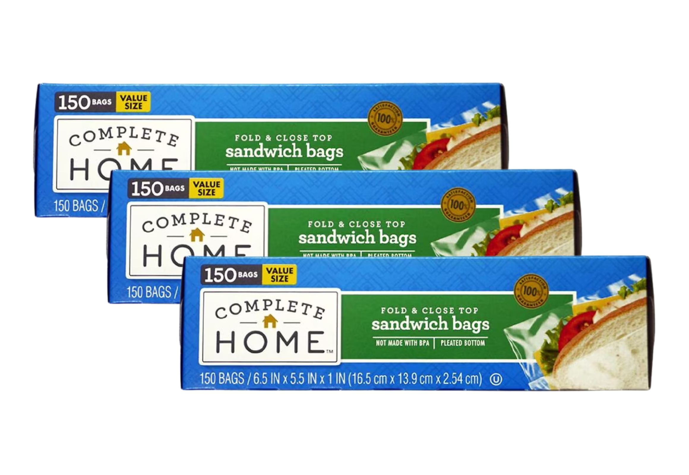 3 Sandwich Bag Packs