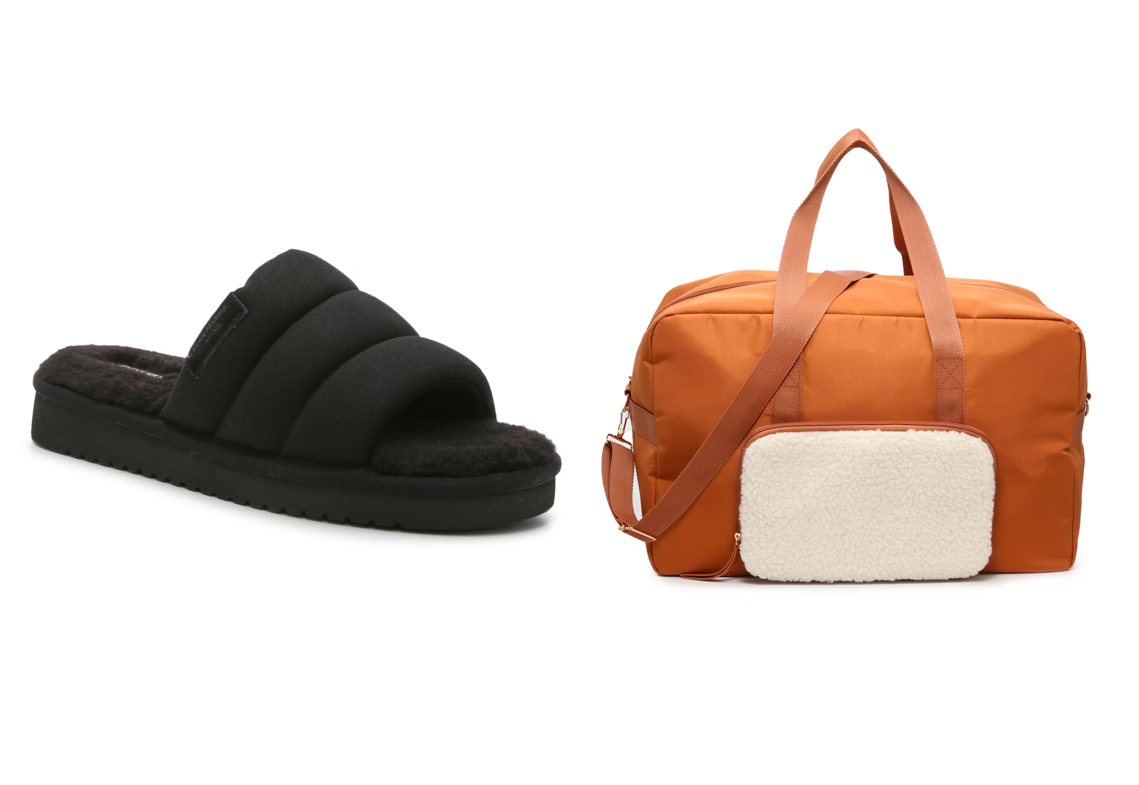 Koolaburra by Ugg Slides and Free Weekender Bag 