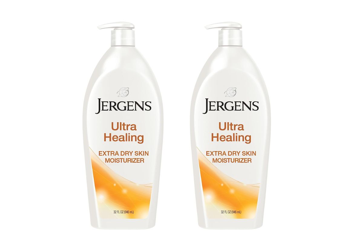 2 Bottles of Jergens Ultra Healing Body Lotion