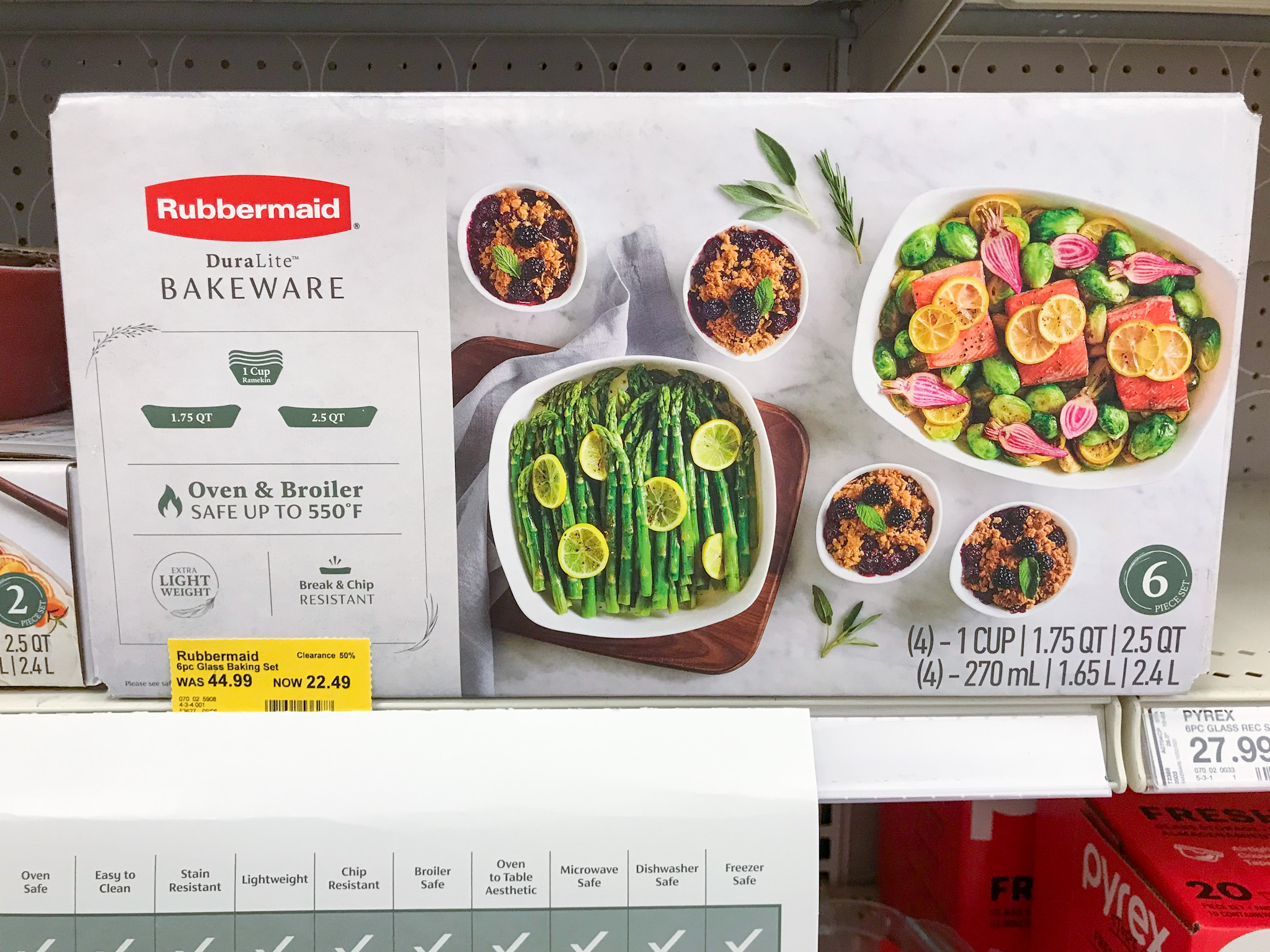 Rubbermaid DuraLite Bakeware Set