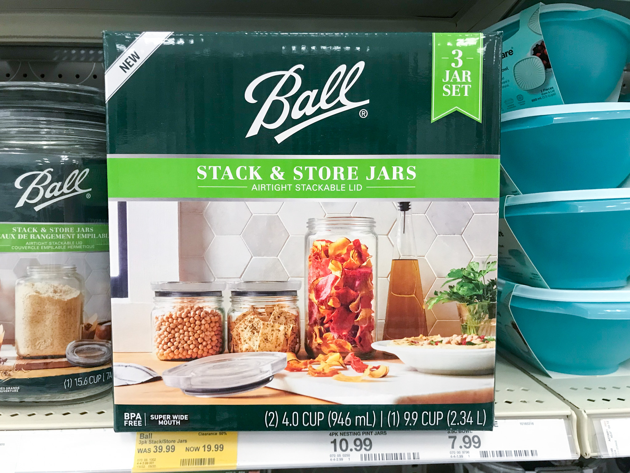 Ball Stack & Store Jar Set