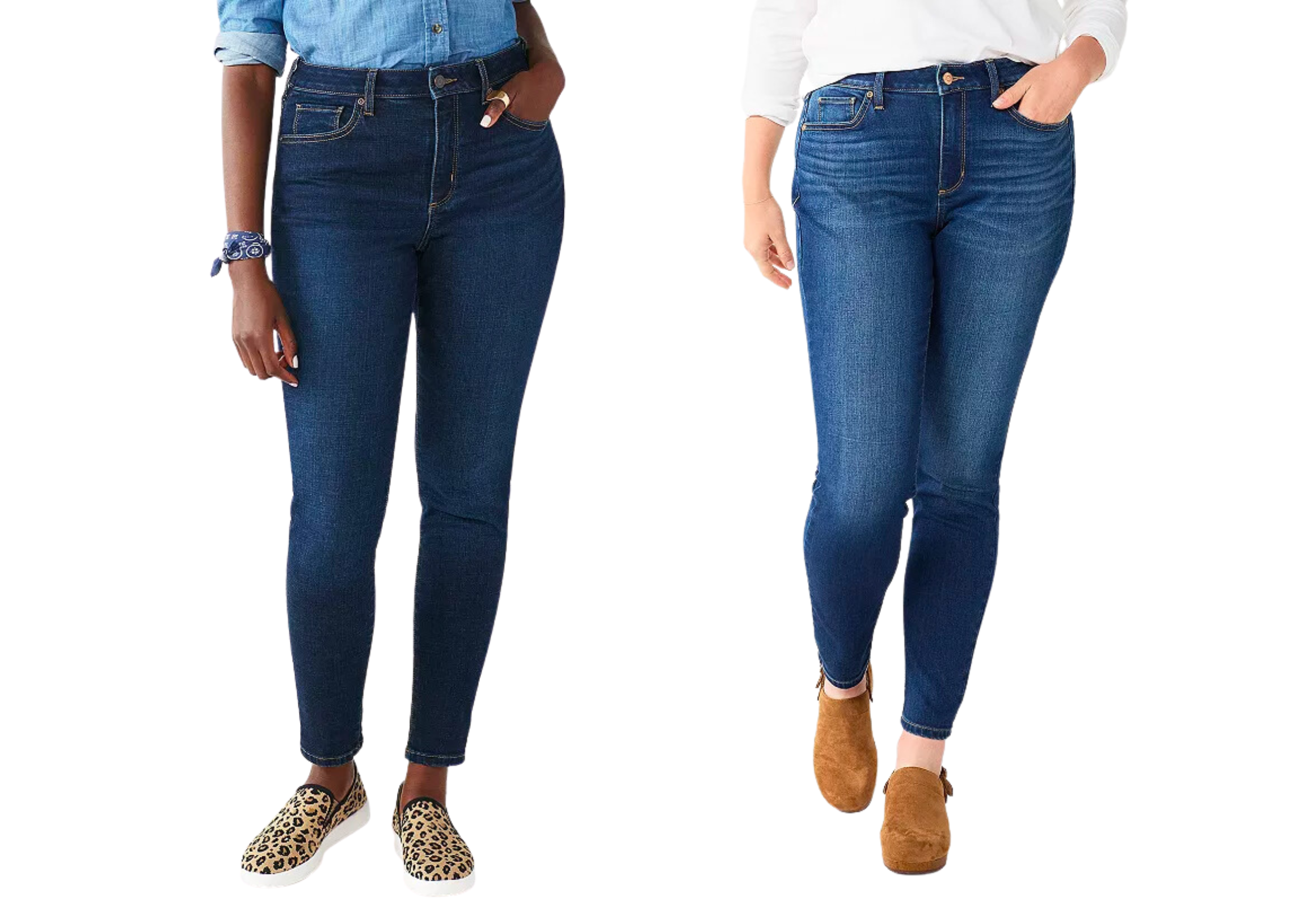 Curvy High-Waisted Skinny Jeans