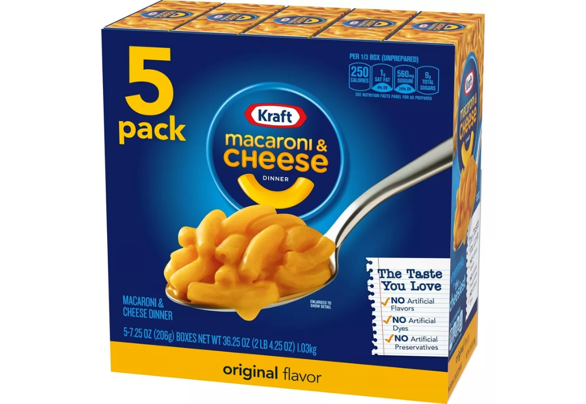 Kraft Mac & Cheese 5-Pack