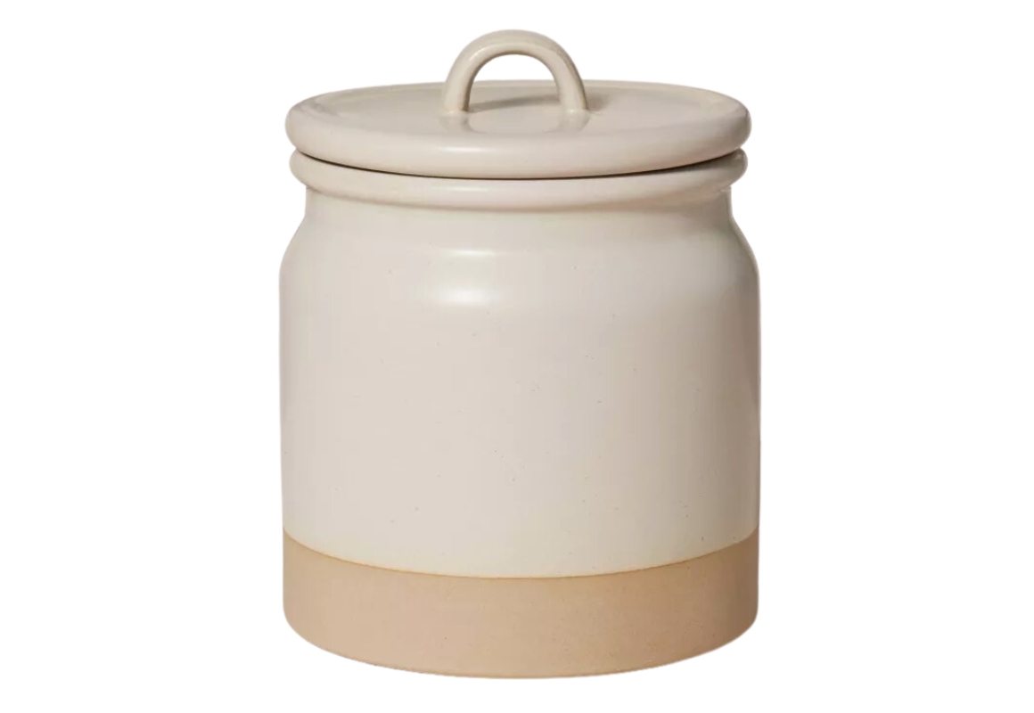 Dry Goods Stoneware Crock Canister