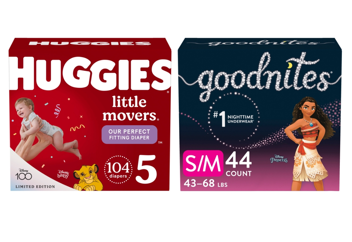 2 Huggies & Goodnites Products