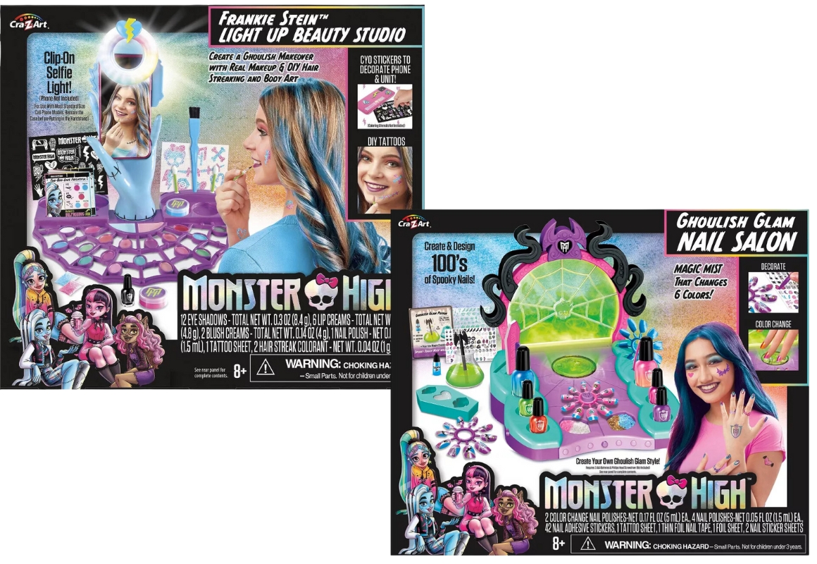 Monster High Nail Salon & Light Up Beauty Studio