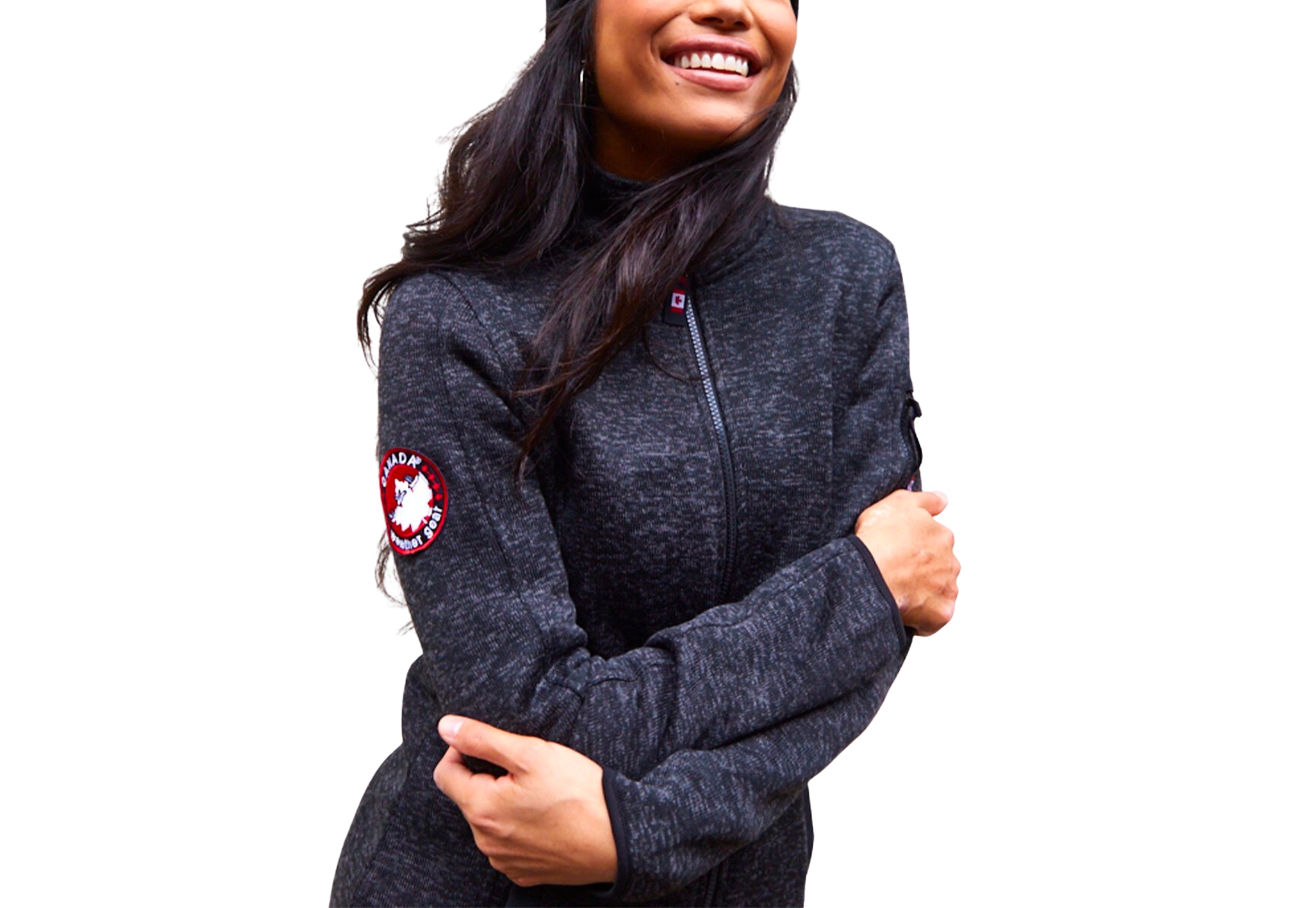 Canada Weather Gear Women's Black Fleece Jacket