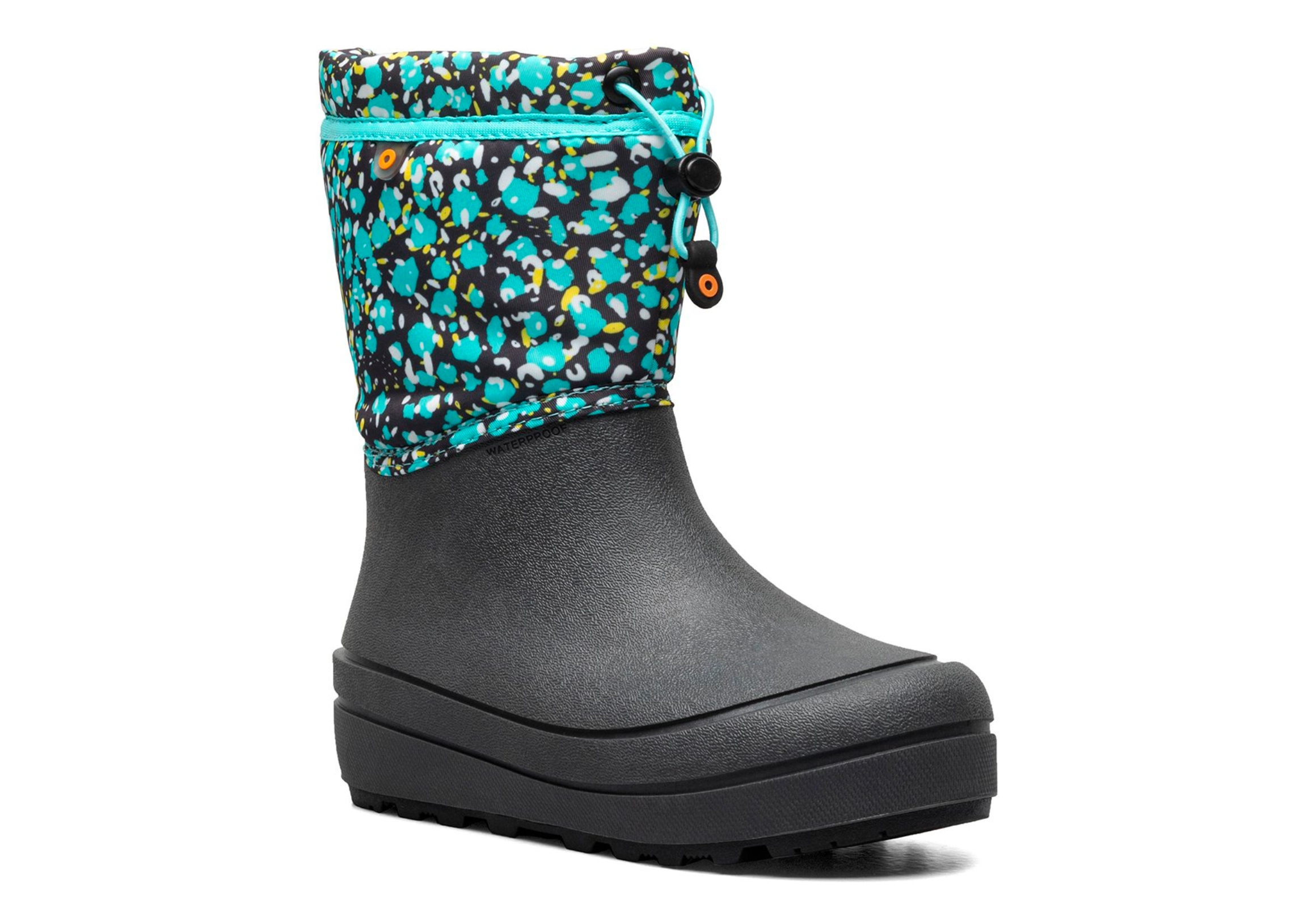 Bogs Kids' Gray & Teal Shell Boot