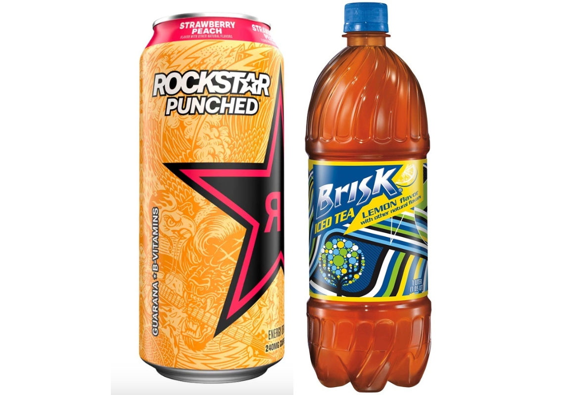 1 Rockstar & 1 Brisk Drink