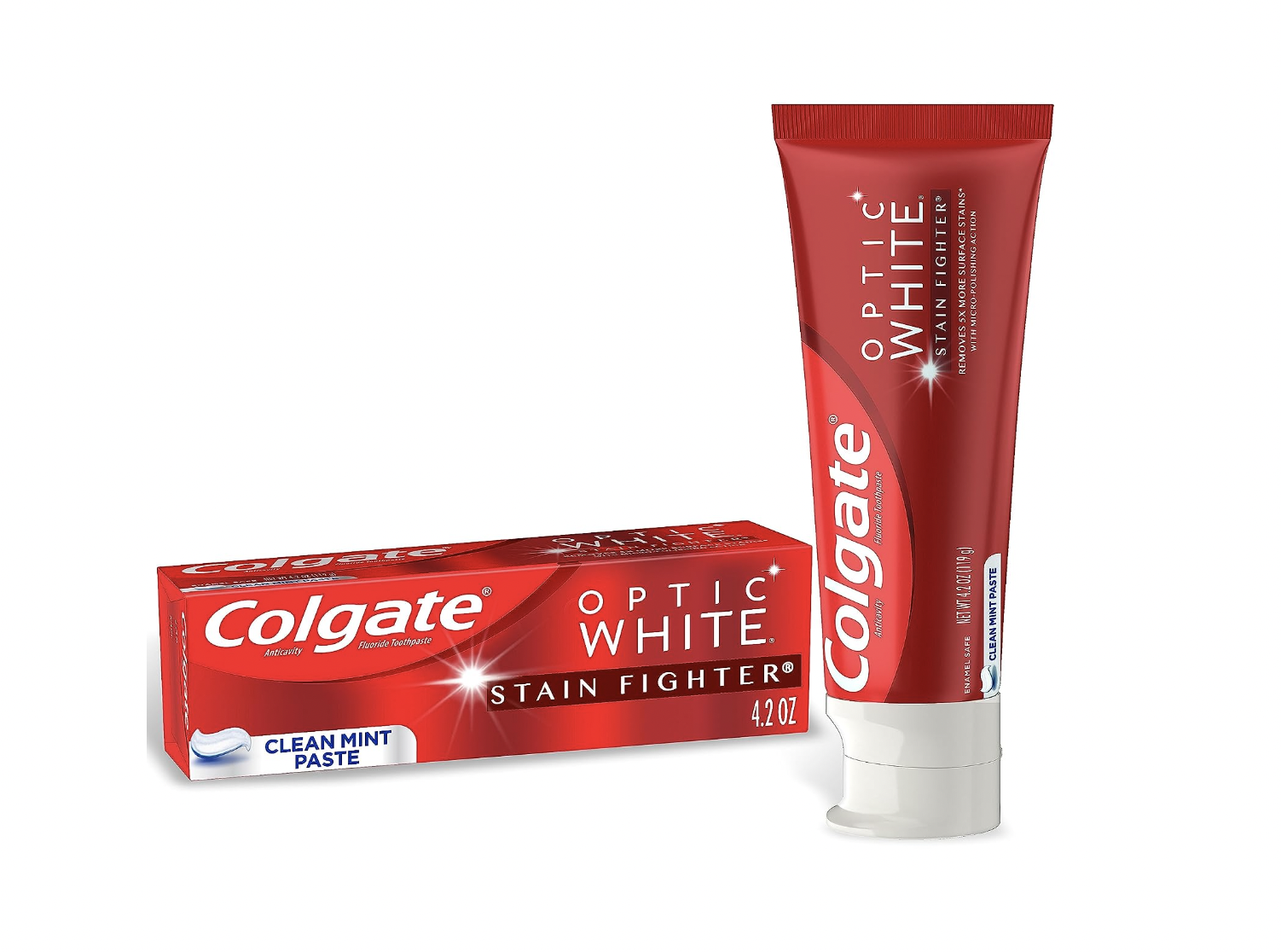 2 Colgate Optic  White