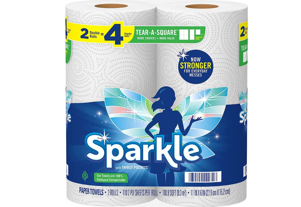 2 Sparkle Paper Towel 2-Packs