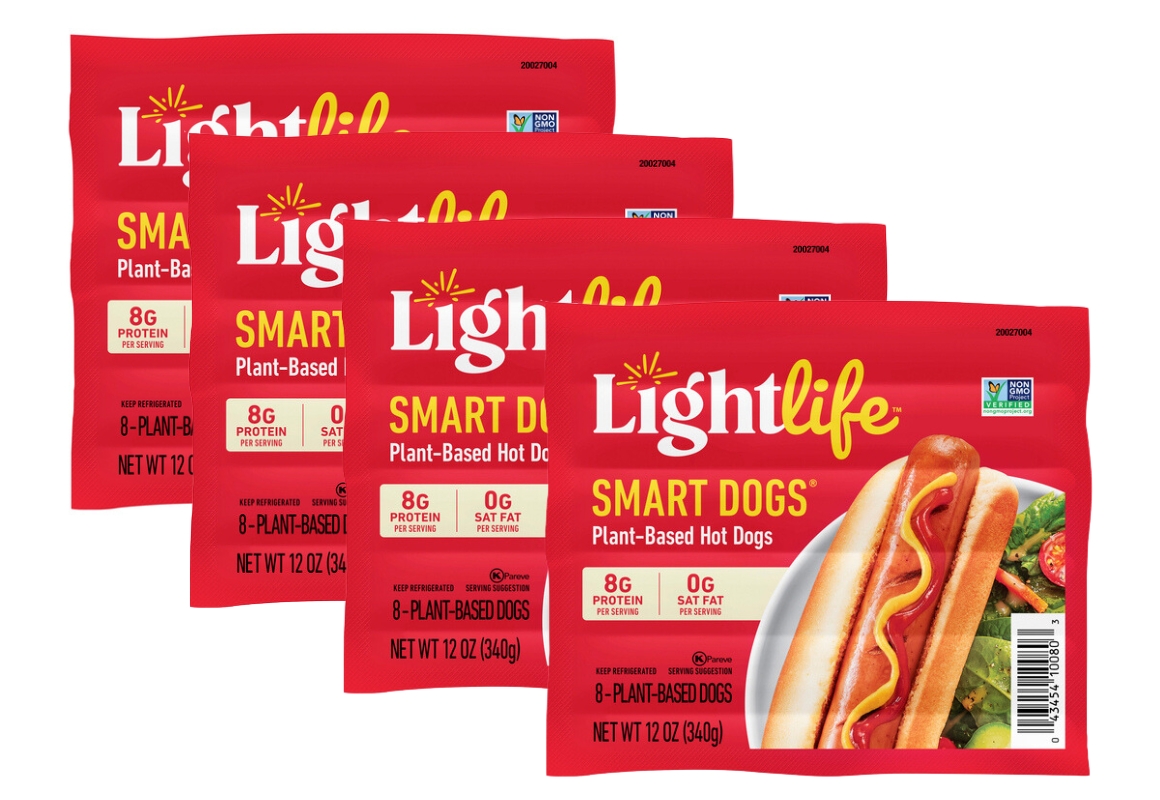 4 Lightlife Hot Dogs